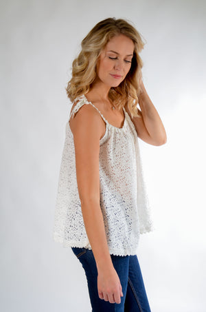 Tie Up Lace Tank