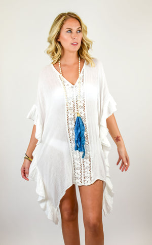60's Floral Shady Grove Kaftan