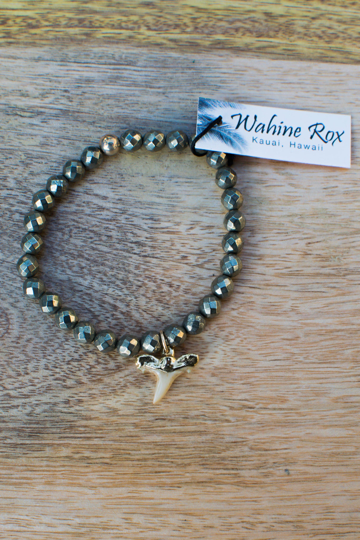 Kea Shark Tooth Pyrite Bracelet